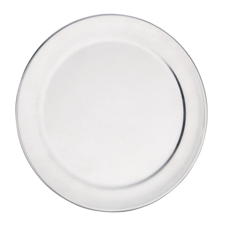Aluminium-Pizzablech mit breitem Rand - Ø200mm - Vogue - Fourniresto