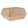 Large Compostable Kraft Burger Boxes - 135mm - Pack of 250 - Colpac