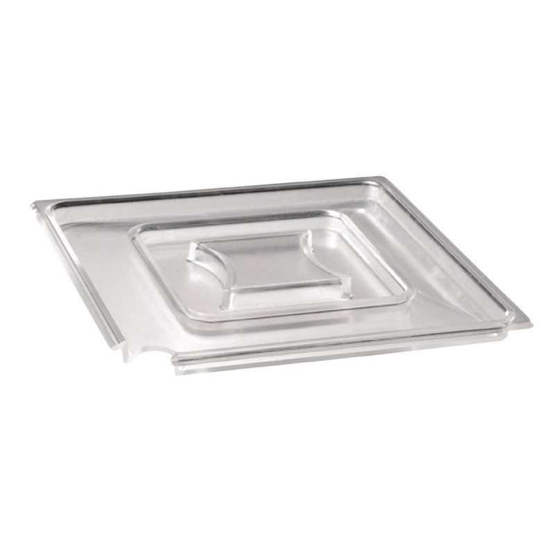 Square Transparent Float Lid - 190 X 190mm - APS - Fourniresto