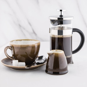 Cafetière À Piston en Acier Inoxydable 3 Tasses - 350 ml - Olympia