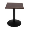 Dark Brown Square Table Top - 600 mm - Bolero