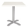 Plateau De Table Carré Blanc - 700mm - Bolero