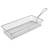 Rectangular Deep Stainless Steel Presentation Basket - Olympia - Fourniresto