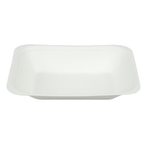 Bagasse Chip Trays - P 175mm - Pack of 500 - Vegware