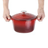 Round Red Casserole Dish - 3.2L - Vogue