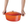 Cocotte Ovale Orange - 5L - Vogue