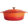 Ovale Bräter Orange - 5L - Vogue