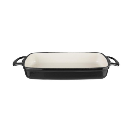 Rectangular Black Cast Iron Dish - 2.8L - Vogue