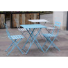 Stuhl für die Terrasse aus Stahl - Grau - Set von 2 - Bolero - Fourniresto