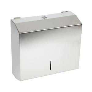 Stainless Steel Hand Towel Dispenser - Jantex