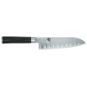 Couteau Santoku Lame Alvéolée Damas Shun 18 cm - Couteaux Japonais KAI