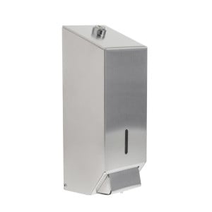 Stainless Steel Liquid Soap Dispenser - 1L - Jantex