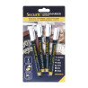 White liquid chalk markers - Set of 4 - Securit - Fourniresto