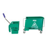 Green Kentucky Mop Bucket Wringer - 20L - Jantex - Fourniresto