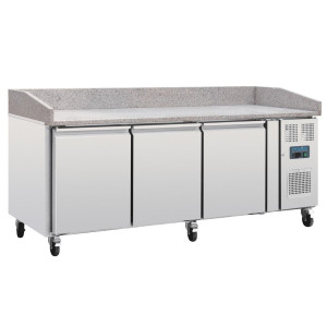U Series Pastry Counter 3 Doors With Marble Worktop - Polar