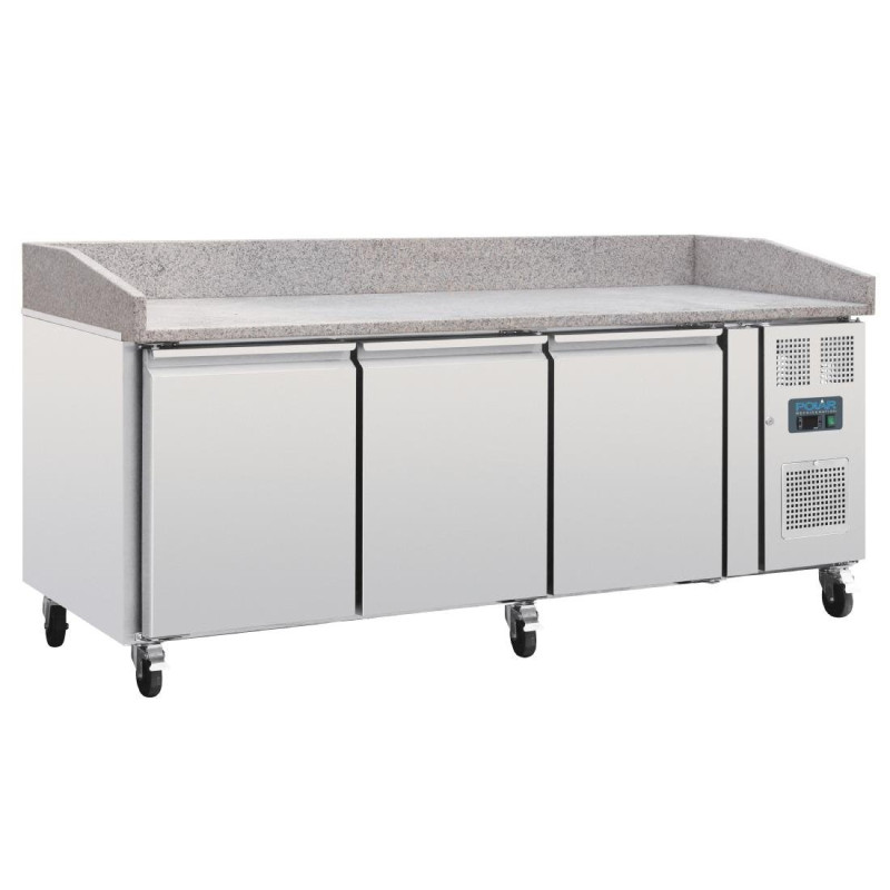 U Series Pastry Counter 3 Doors With Marble Worktop - Polar U Series Pastry Counter 3 Doors With Marble Worktop - Polar