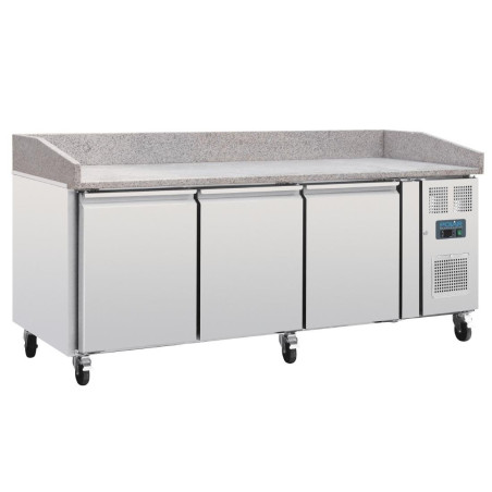 U Series Pastry Counter 3 Doors With Marble Worktop - Polar