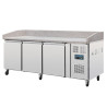 U Series Pastry Counter 3 Doors With Marble Worktop - Polar