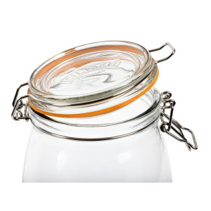 Canning Jar with Clip - 3L - FourniResto - Fourniresto