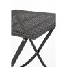 Folding square rattan table - 600mm - Bolero - Fourniresto