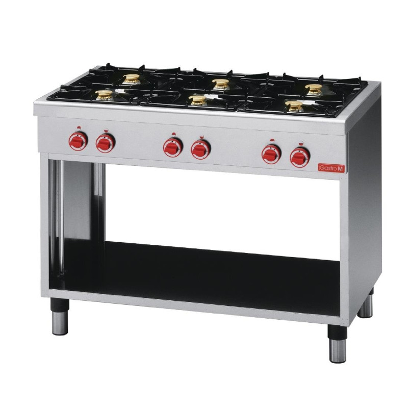 6 starke Gasflammen - Gastro M - Fourniresto