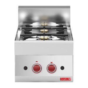 Two-burner gas stove to be placed 650 - Gastro M - Fourniresto