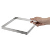 Quadratischer Tortenring aus Edelstahl - L 200 x B 200mm - De Buyer