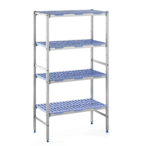 Rayonnage Modulaire 4 Niveaux- L 1292 x P 500mm - Tournus