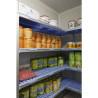 Modular Shelving in Corner 4 Levels - W 1653 x D 500mm - Tournus