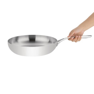 Induction Triple Layer Frying Pan - Ø 280mm - Vogue - Fourniresto