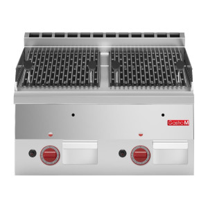 Grillade Pierre De Lave Gaz-P 600mm - Gastro M