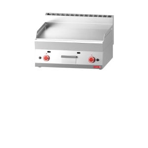 Plancha Gas 650 mit verchromter glatter Platte - Gastro M - Fourniresto