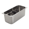 Stainless steel ice bin 360 x 165 x 120mm - Gastro M - Fourniresto