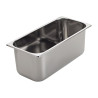 Edelstahl-Eisbehälter 360 x 165 x 150mm - Gastro M - Fourniresto