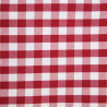 Serviettes à carreaux rouges en polyester - Lot de 10 - Mitre Essentials - Fourniresto