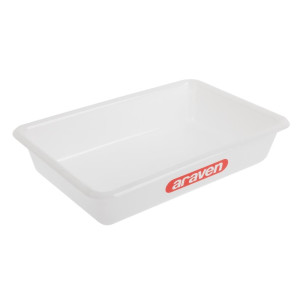 Shallow Transparent Food Tray 300mm - Araven - Fourniresto