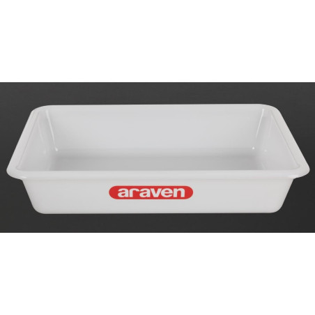 Bac Alimentaire Peu Profond Transparent 345Mm - Araven - Fourniresto