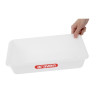 Bac Alimentaire Peu Profond Transparent 345Mm - Araven - Fourniresto