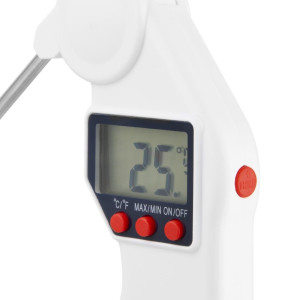 Thermomètre À Sonde Pliable Easytemp Blanc - Hygiplas - Fourniresto