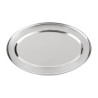 Plat de service ovale inox - 407mm - Olympia - Fourniresto