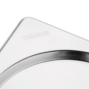 Stainless Steel Double Lid - Stainless Steel GN 2/1 - Vogue - Fourniresto