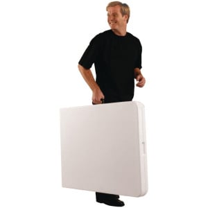 Klappbarer Tisch in der Mitte Weiß 1,8 m - Bolero