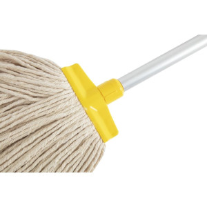 Broom mop head with yellow retaining band - Scot Young - Fourniresto