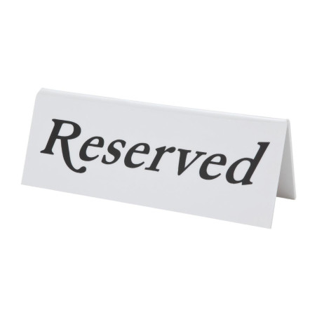 Tischschild "Reserviert" - Set von 10 - Olympia - Fourniresto