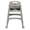 Stapelbarer Hochstuhl Platin - Rubbermaid - Fourniresto