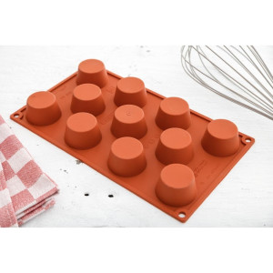 Formaflex Silikonbackform für 11 Mini-Muffins - Pavoni - Fourniresto