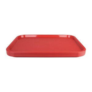 Plateau Self-Service 305 X 415Mm Rouge - Olympia KRISTALLON - Fourniresto