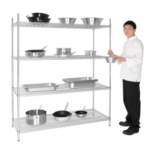 Shelf Kit 4 Levels - W 1525 x D 610 mm - Vogue