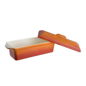 Terrine aus Gusseisen Orange - 1,3 L - Vogue