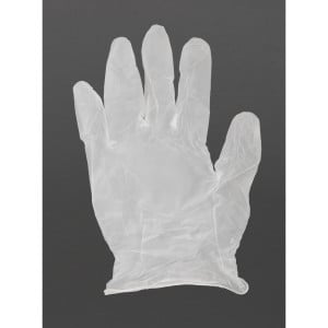 Non-Powdered Vinyl Gloves - XL - Pack of 100 - Vogue